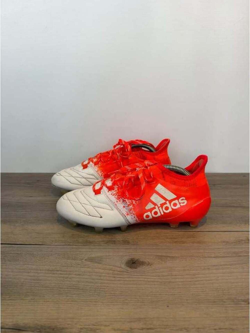 adidas X 16.1 FG Leather Women’s Soccer Cleats Size 7.5 Red White BB3810